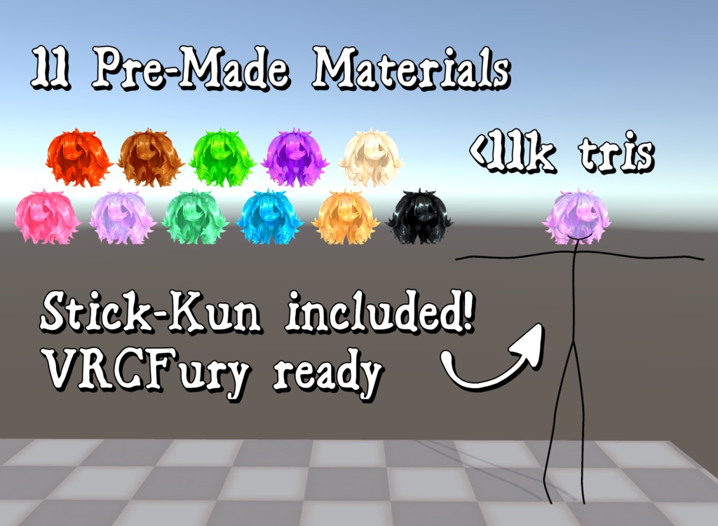 Bedhead Bob VRC Hair