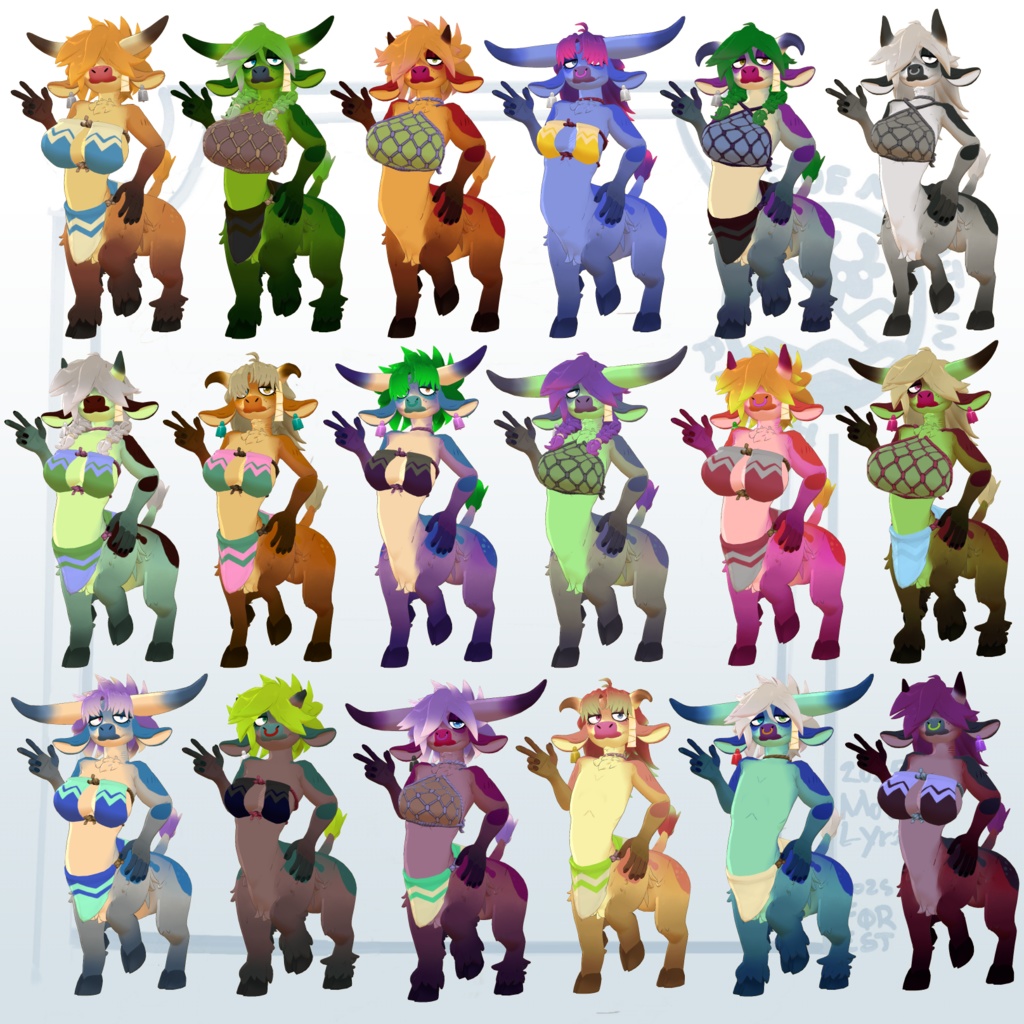 Cowtaur - VRChat Avatar