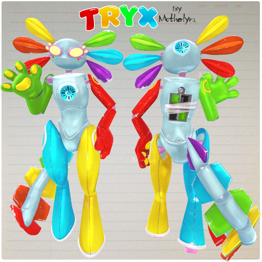 Tryx the iAxoltol VRChat Avatar