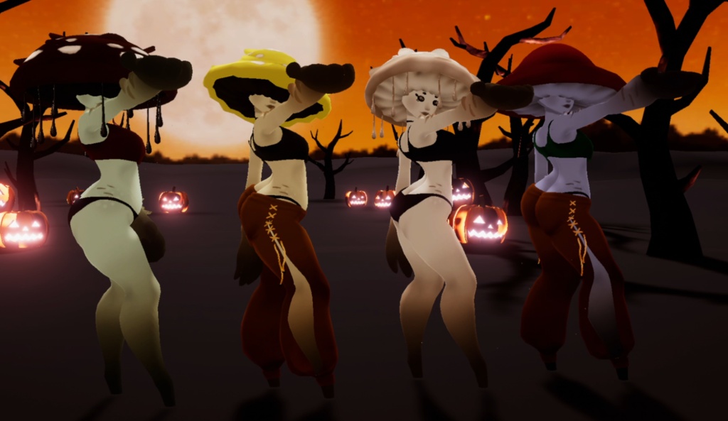 Bella Shroom - Mushroom VRChat Avatar (Quest + PC + VRM)