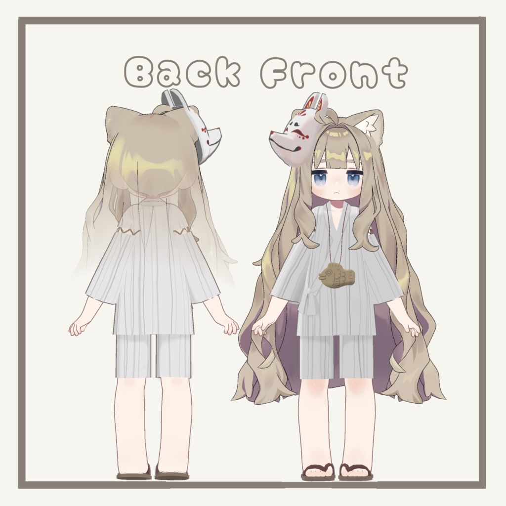 【6アバター対応】おまつりじんべい