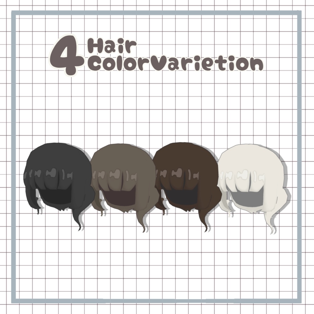 【まめふれんず対応】くまみみステッチ