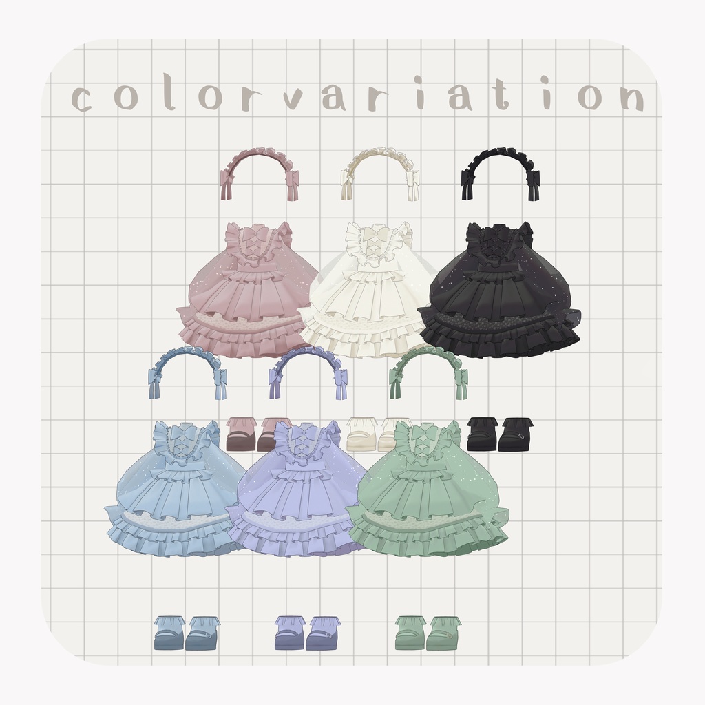 🌟ハスティーちゃん対応30%offセール🌟【7アバター対応】AstralLolita