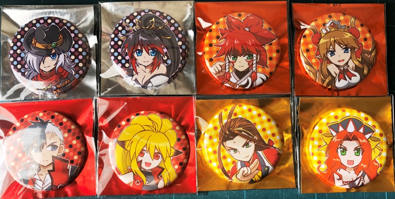 主人公&ヒロイン缶バッジ