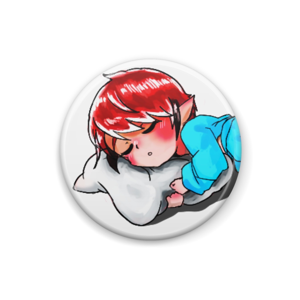 すやすやｳﾞｧﾙの缶バッジ