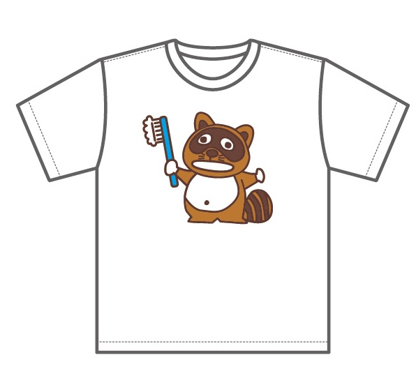 きぬたぬき君Tシャツ　XL