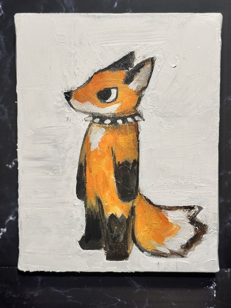 【佇むキツネ】009/100