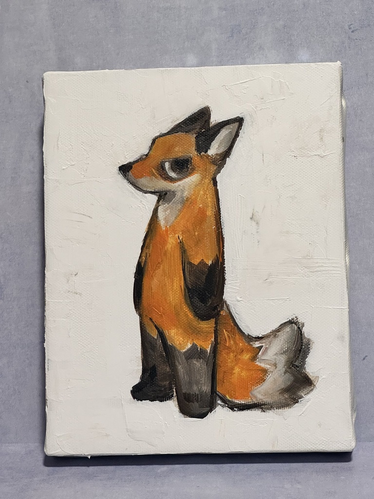 【佇むキツネ】012/100