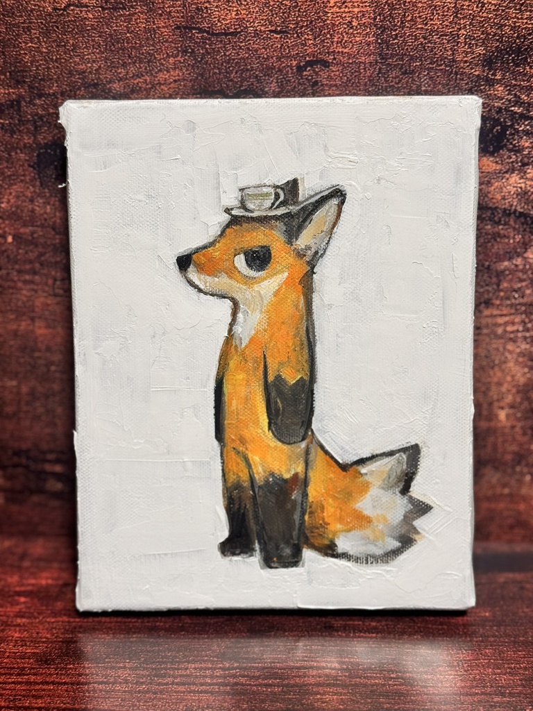 【佇むキツネ】014/100