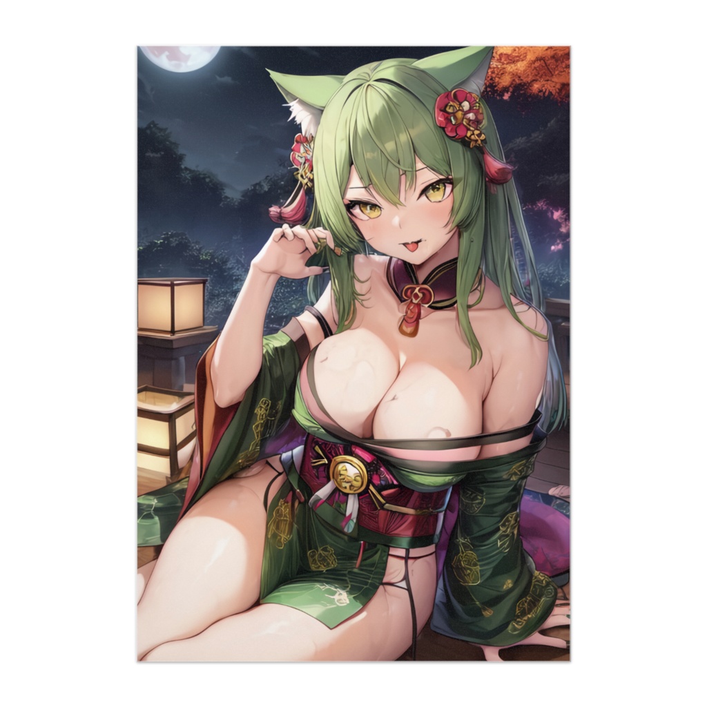 花魁キャット1〔courtesan cat 1〕