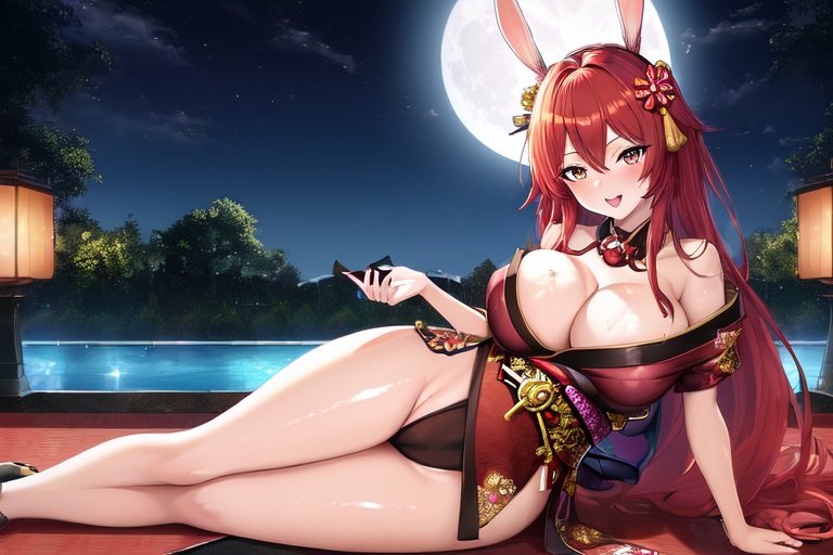 花魁バニーガール1〔courtesan bunny girl〕