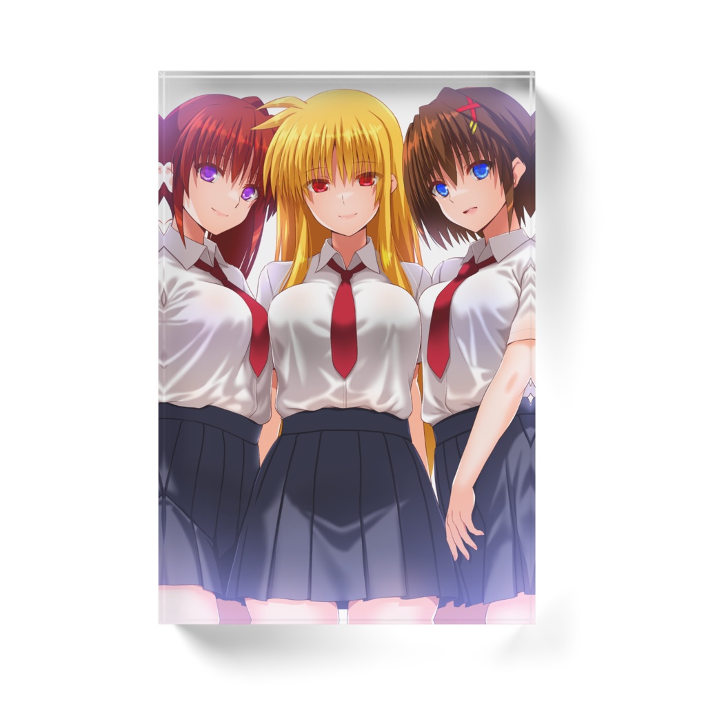 なのはフェイトはやてJKアクリルブロック