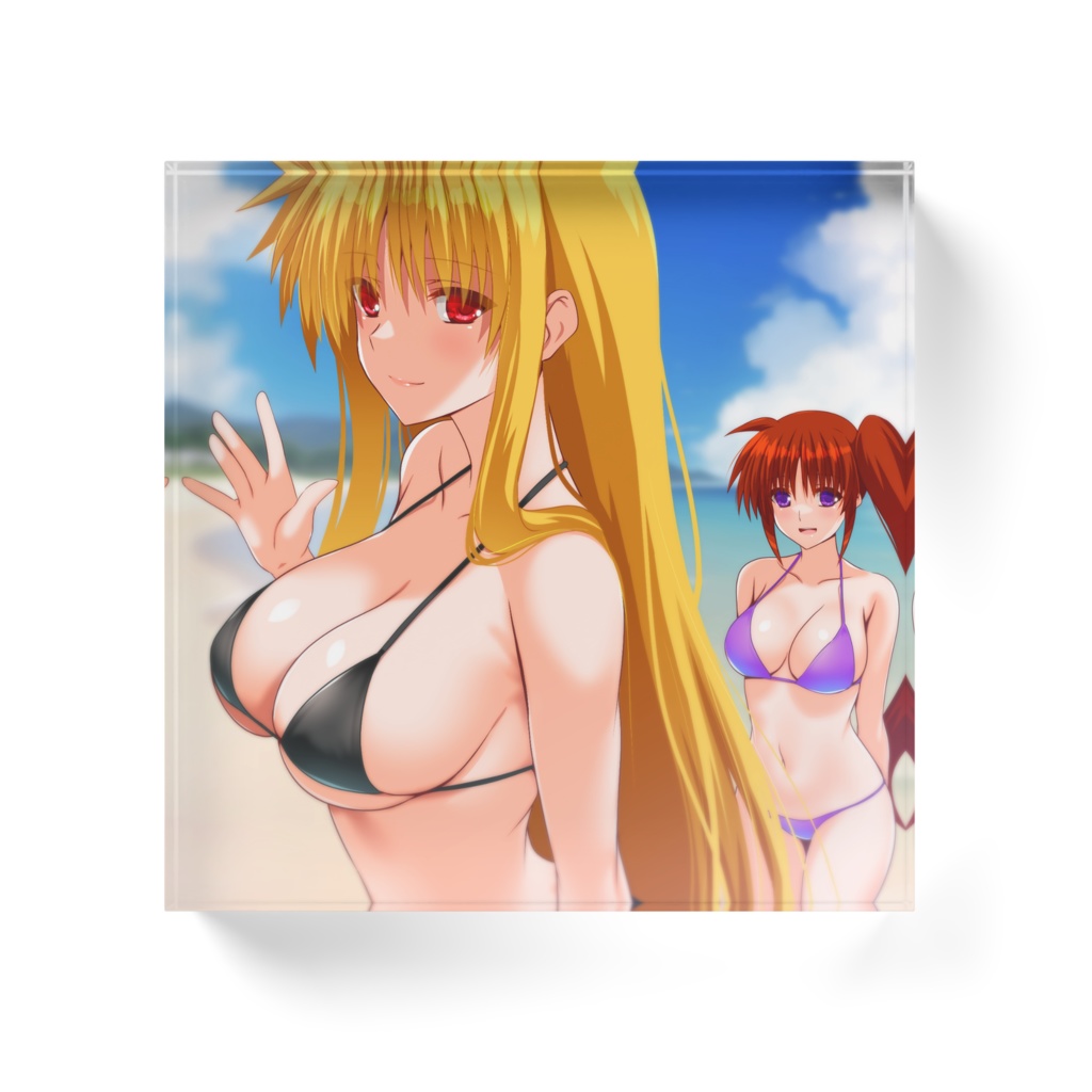 なのフェイビキニアクリルブロック