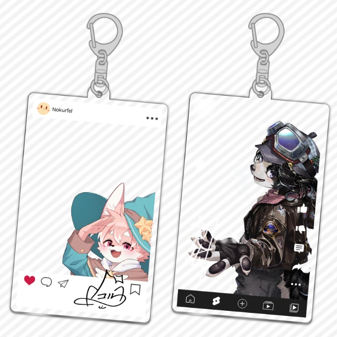 【One Lyric】SNS風アクリルキーホルダー【ノコル・冬沢北斗】