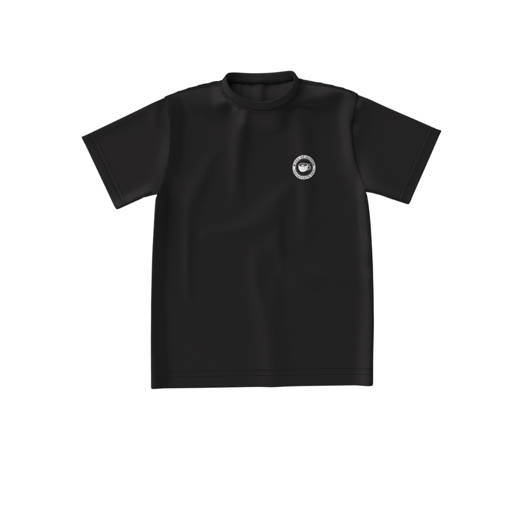 ビッグシルエットTシャツ　ロゴ　ブラック