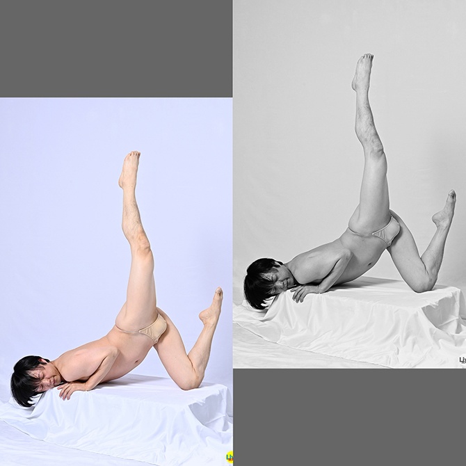 LiveUPセミヌード写真素材集:Chata