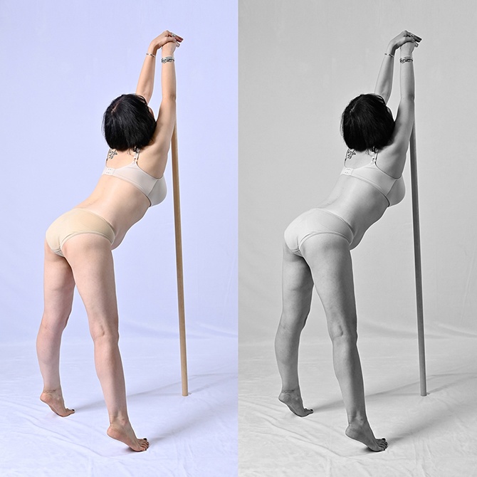 LiveUPセミヌード写真素材集:SAFI