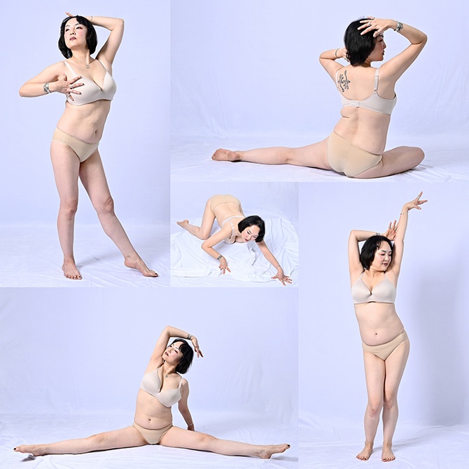 LiveUPセミヌード写真素材集:SAFI