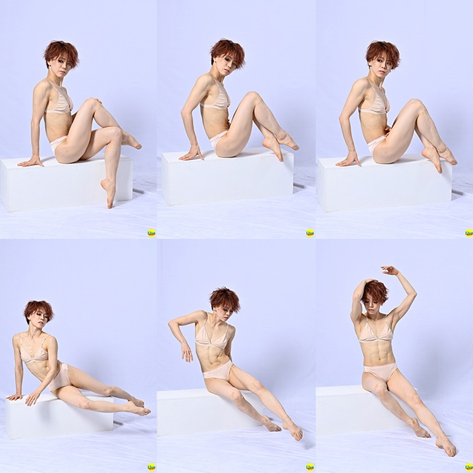 【特別提供パック】LiveUPセミヌード写真素材集:「C.」STANDARD & EXTENSIONパック