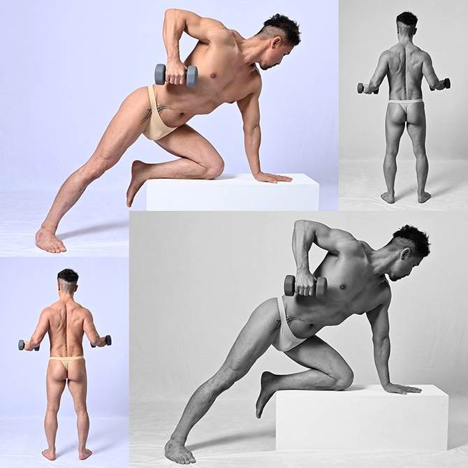 【特別提供パック】LiveUPセミヌード写真素材集:「Yohji Leão」STANDARD & EXTENSIONパック