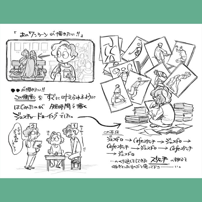 砂糖ふくろう「日々是好日 two」 -日常演技の観察アイディアスケッチ集-