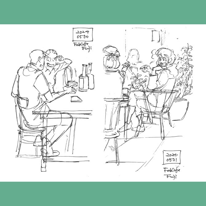 砂糖ふくろう「日々是好日 two」 -日常演技の観察アイディアスケッチ集-