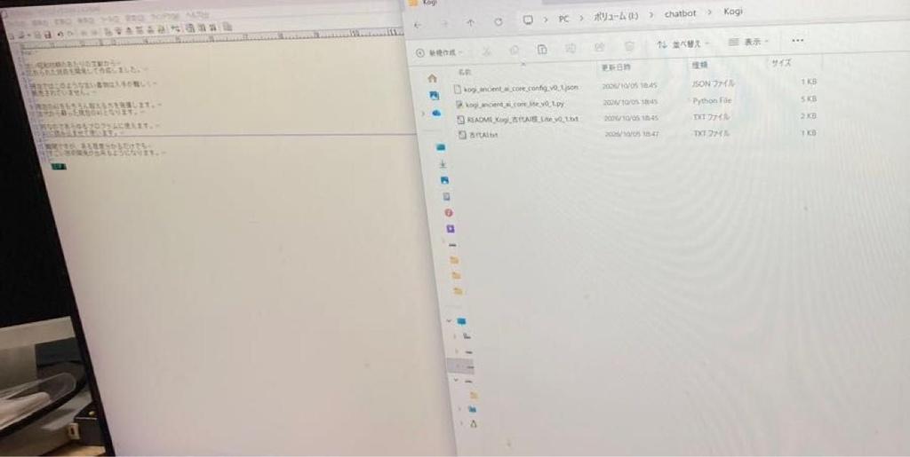 古代AIの核・研究開発プログラム USB版