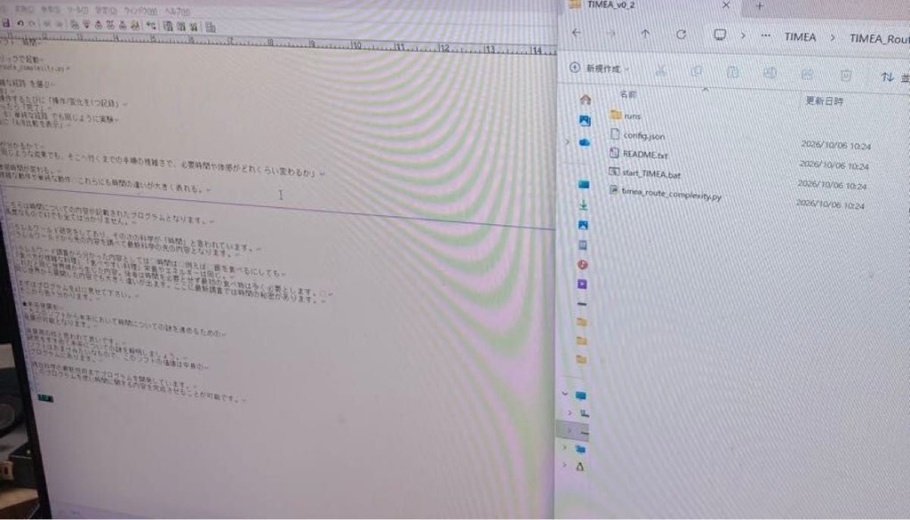 自作時間ソフト・体感時間の研究と分析 USB版