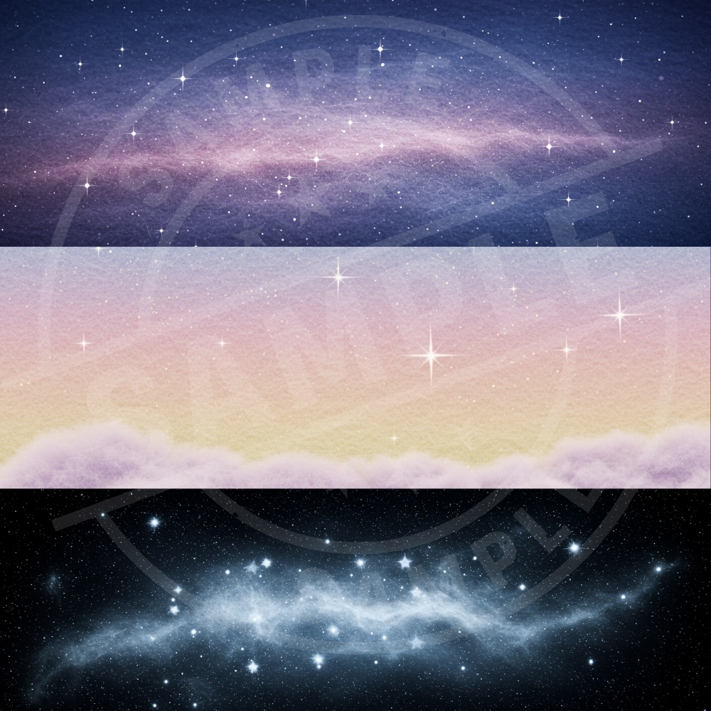 【テクスチャや配信背景に!】ふわふわほしぞら素材Vol.1