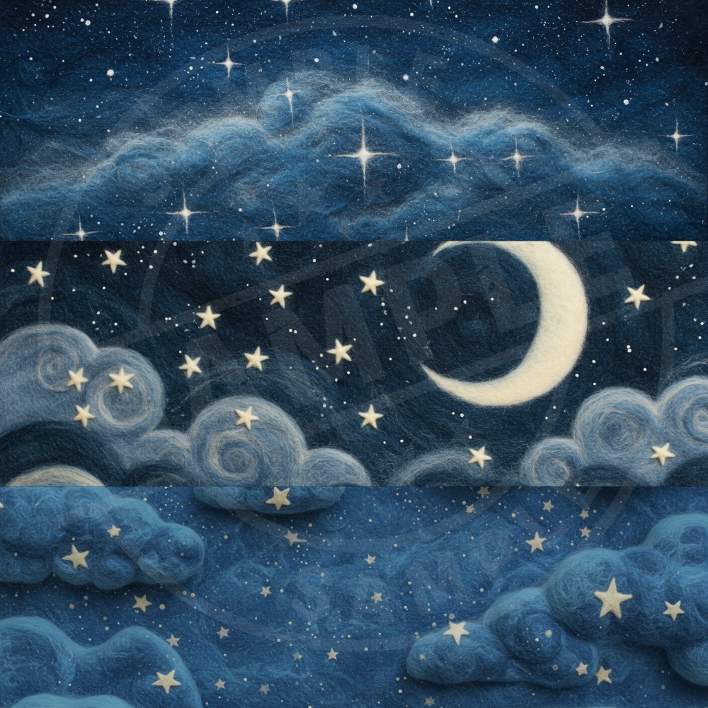 【テクスチャや配信背景に!】ふわふわほしぞら素材Vol.5