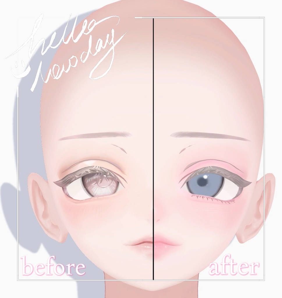 【ルミナ/LUMINA】Pink Make&Eye Texture