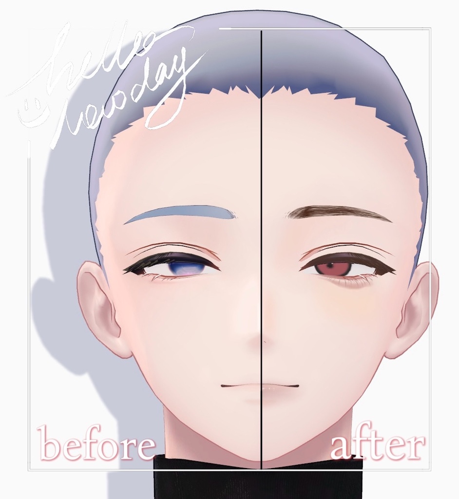 【狛乃/Komano】make&eye texture