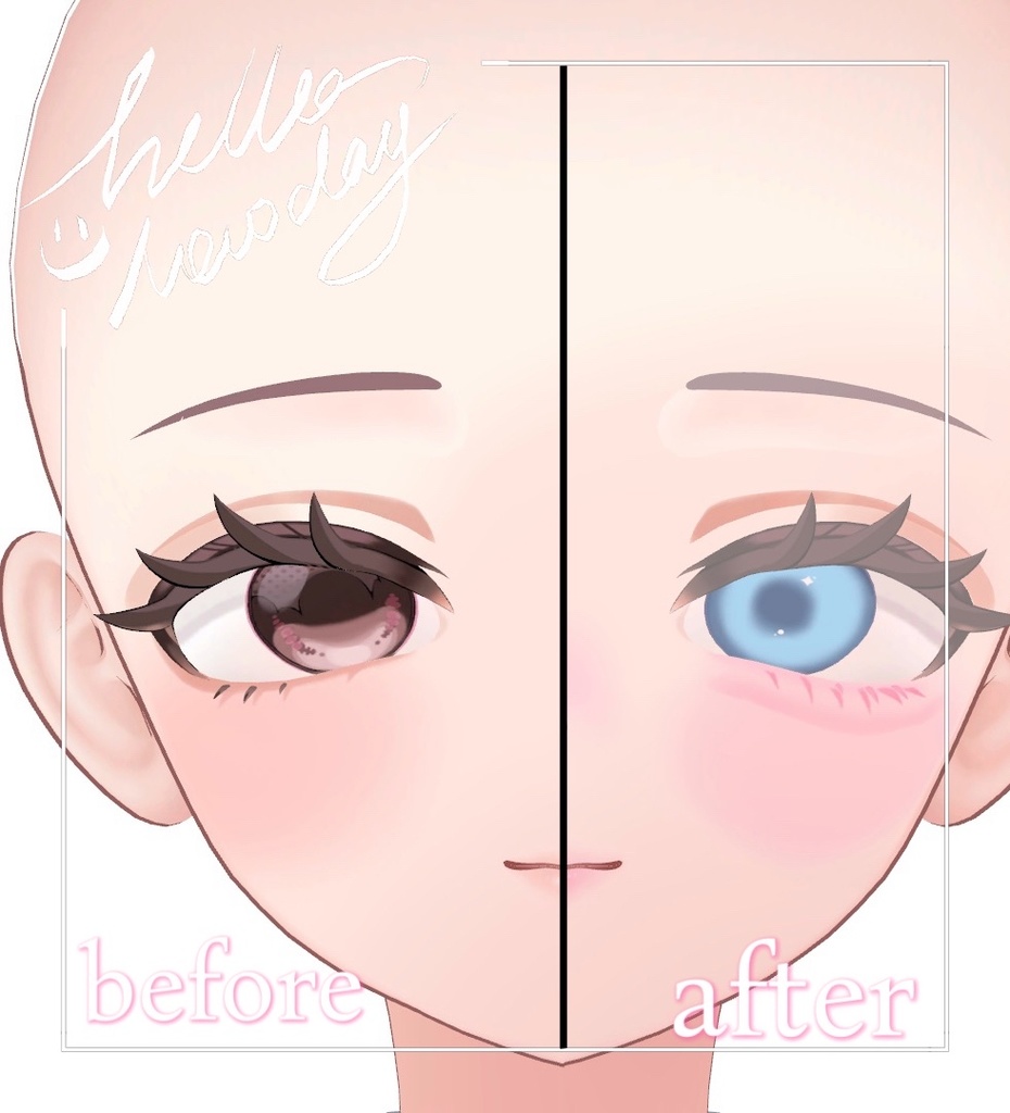 【リナシータ/Rinasciita】 make&eye texture