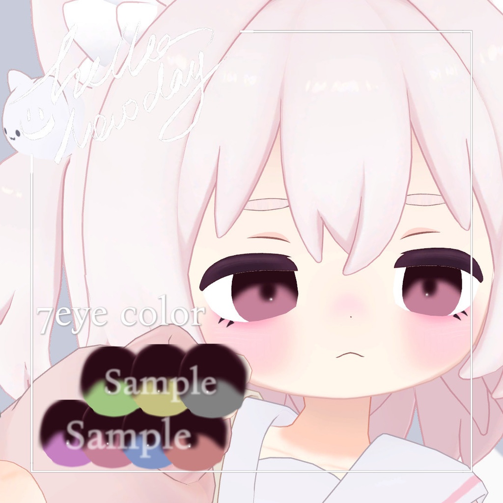 【にゃもあ/Nyamoa 】make&eye texture
