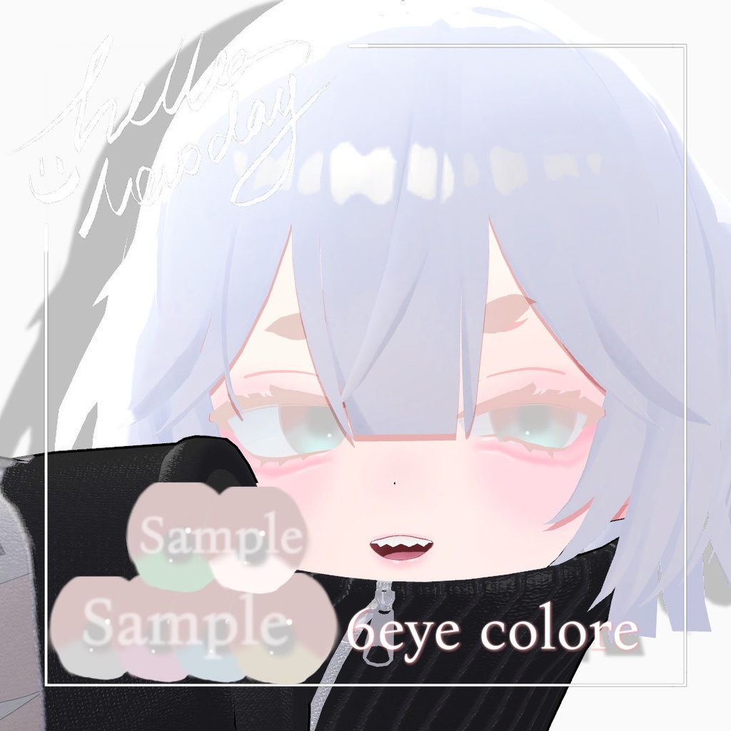 【ゼルル/ Zerulu】make&eye texture