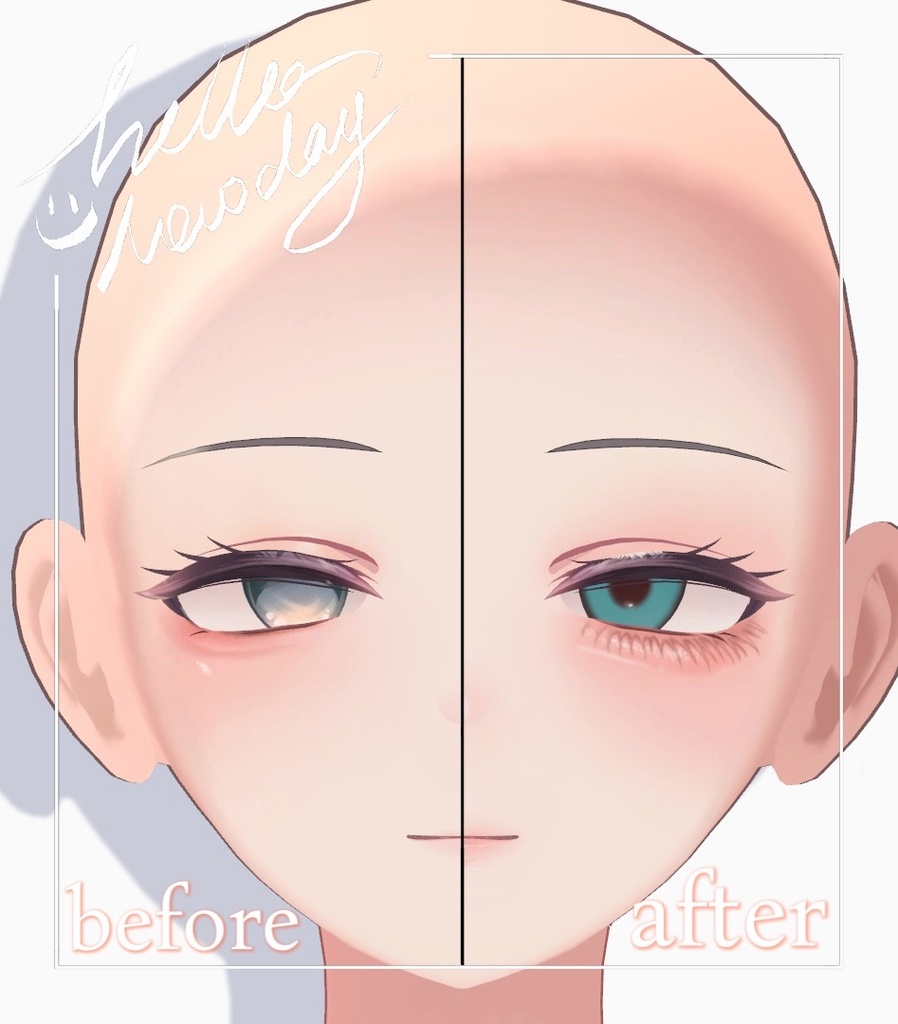 【翠羽/Suiha】make&eye texture