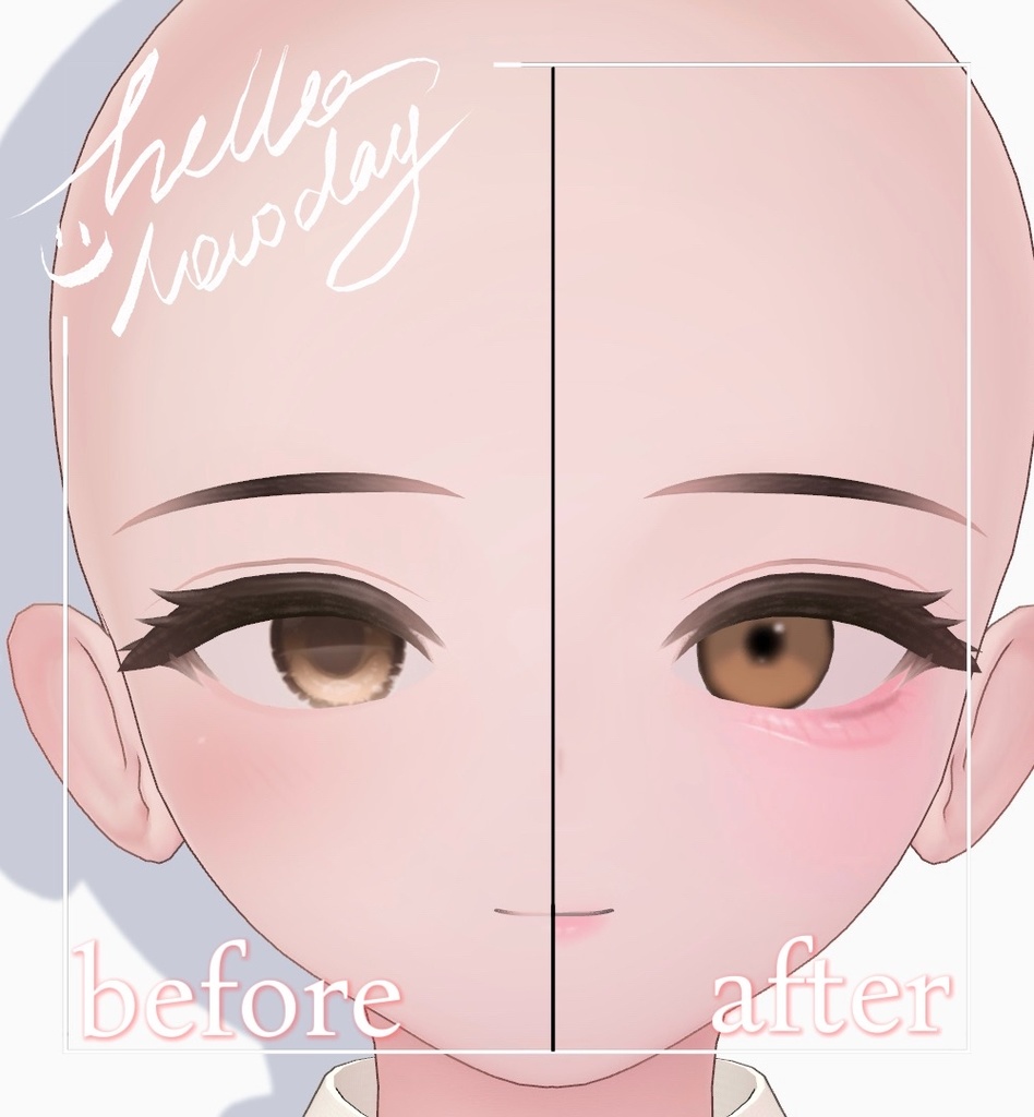 【ロコナ/Rokona】make&eye texture