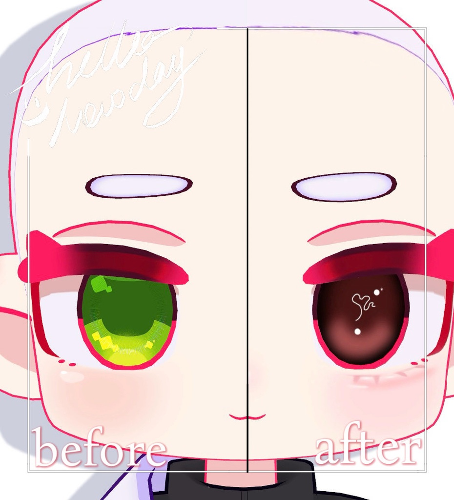 【イーシャン/yixiang】make&eye texture