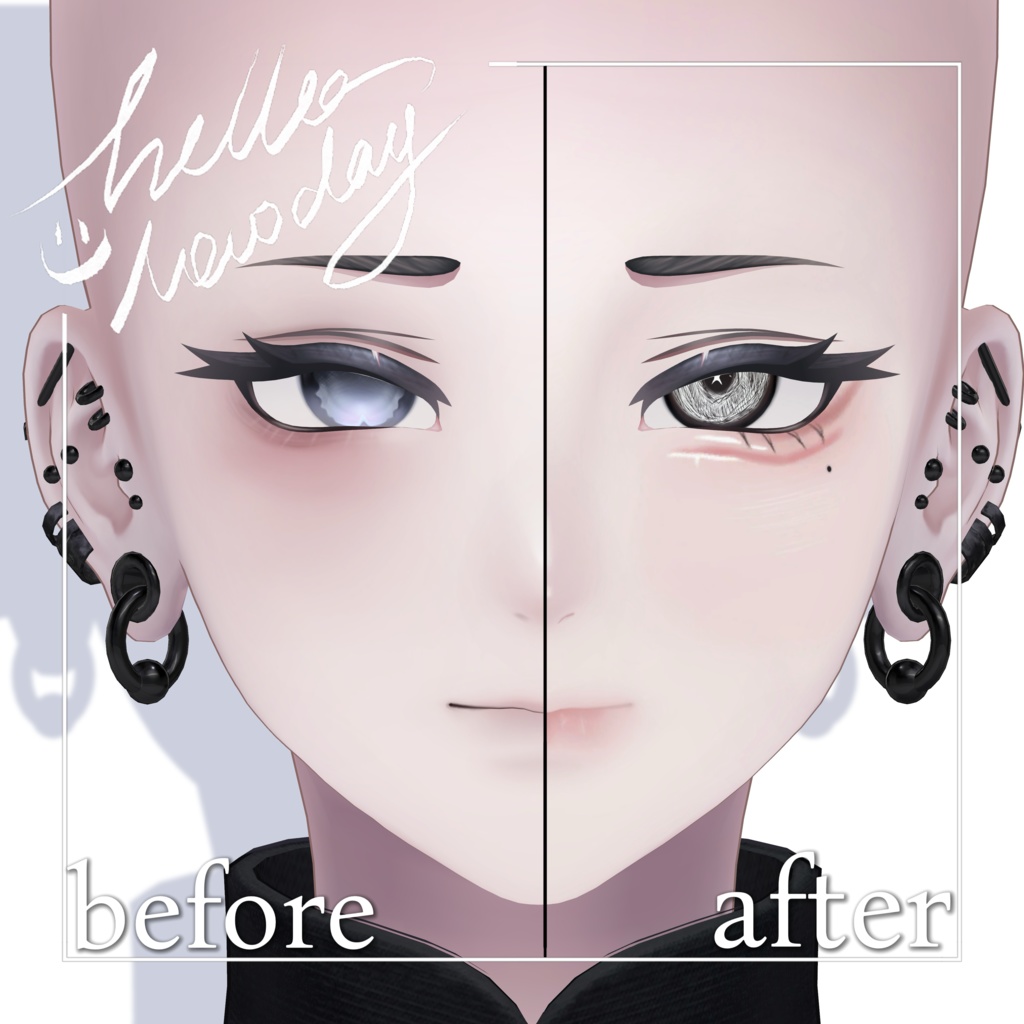 【泣夜/Nakiya】make&eye texture