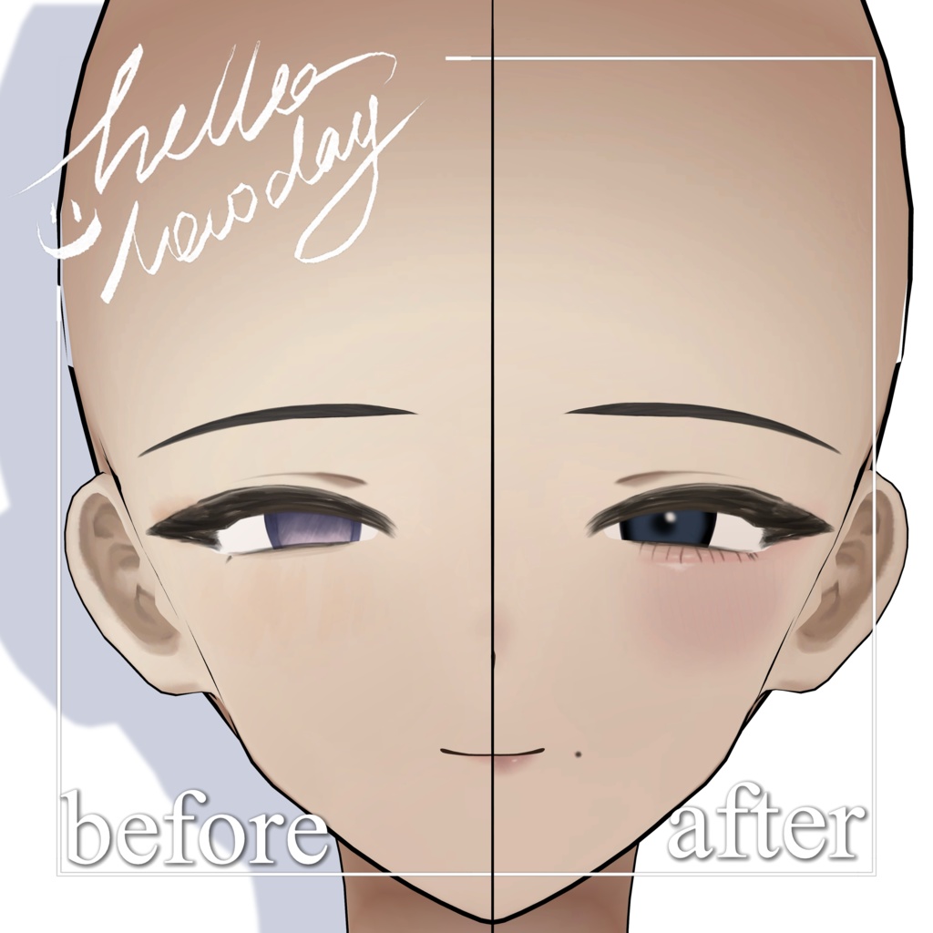 【玲/Rei】make&eye texture