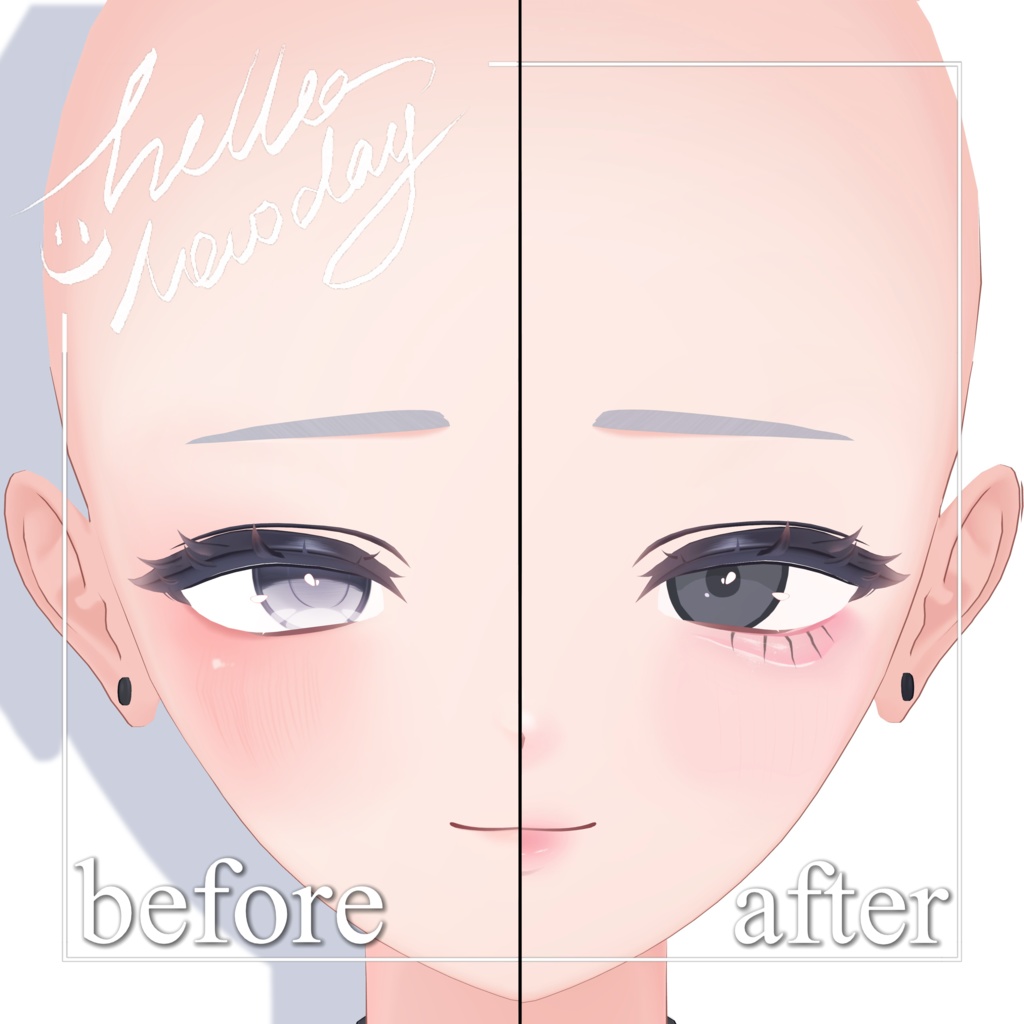 【シラハ/SHIRAHA】make&eye texture