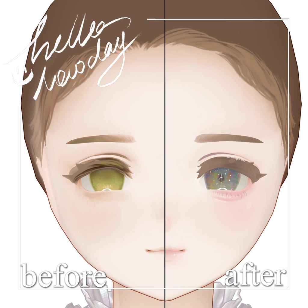 【マリシア/Marycia】make&eye texture 【Free】