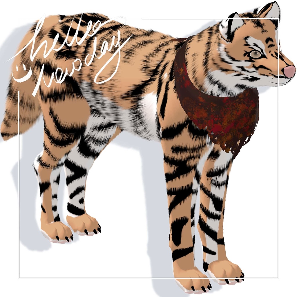 【ボクいぬ/bokuinu】tiger texture