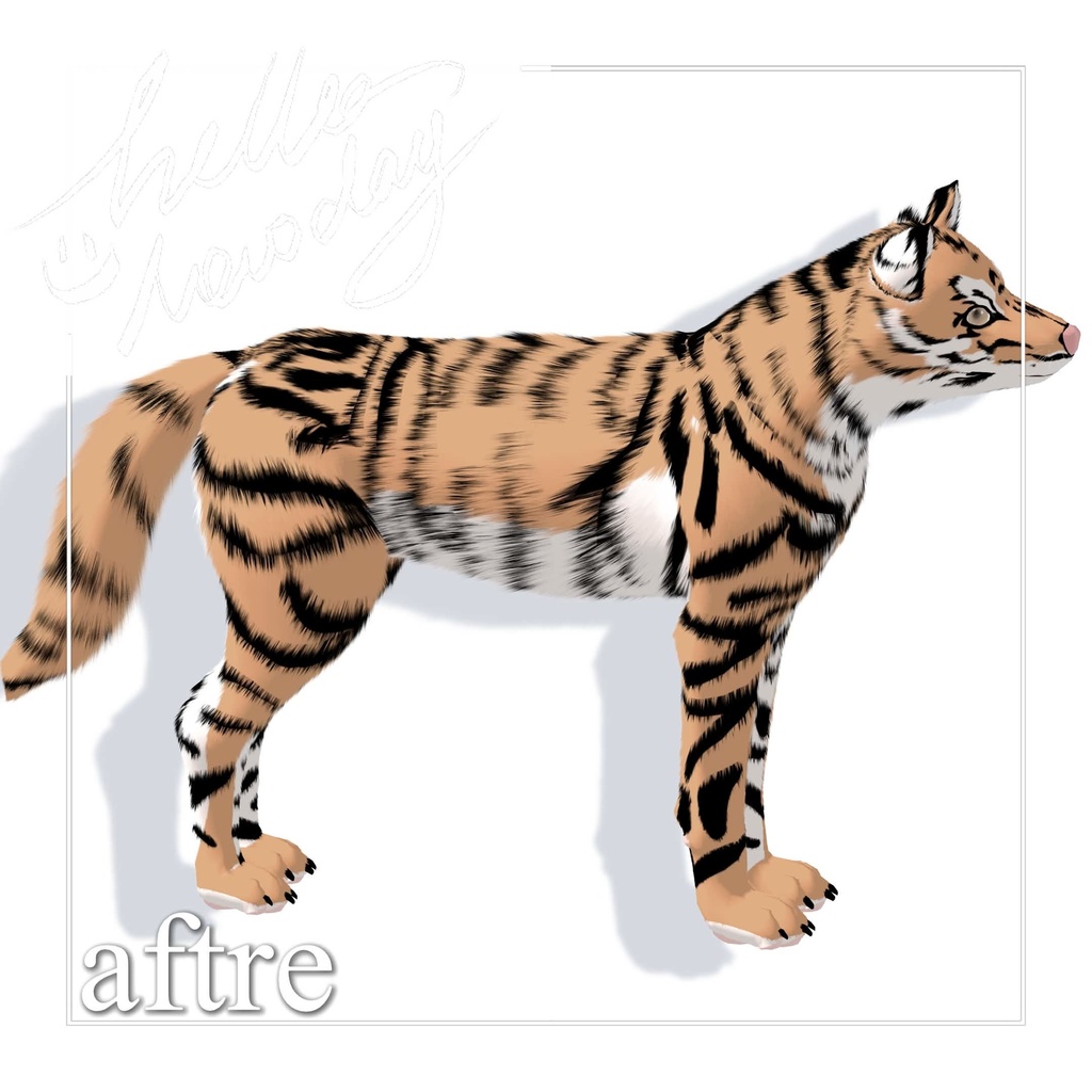 【ボクいぬ/bokuinu】tiger texture