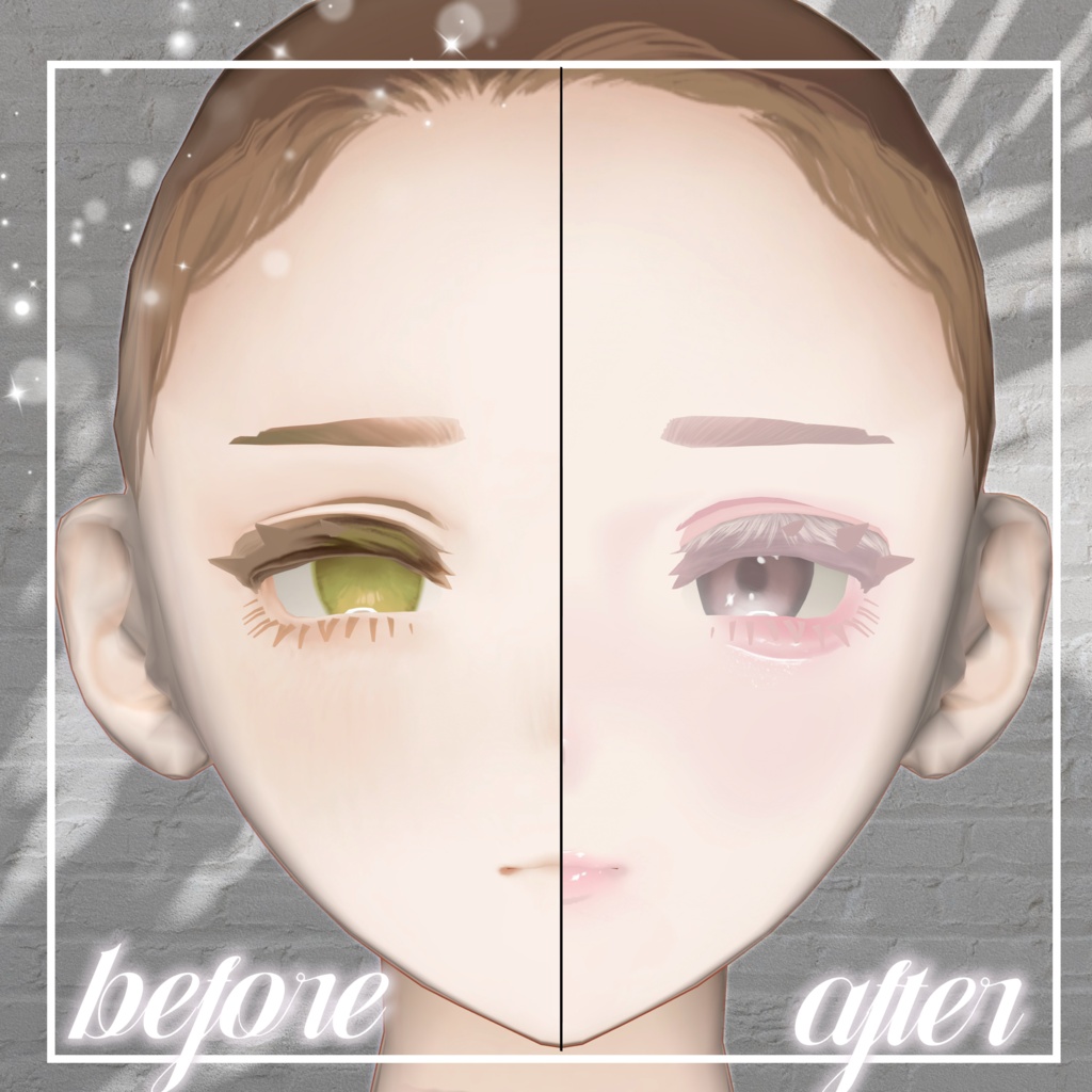 【マリシア/Marycia】make&eye texture No,2【Free】