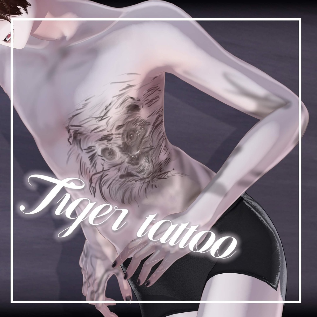 【泣夜/Nakiya】make&eye+tattoo texture No,2