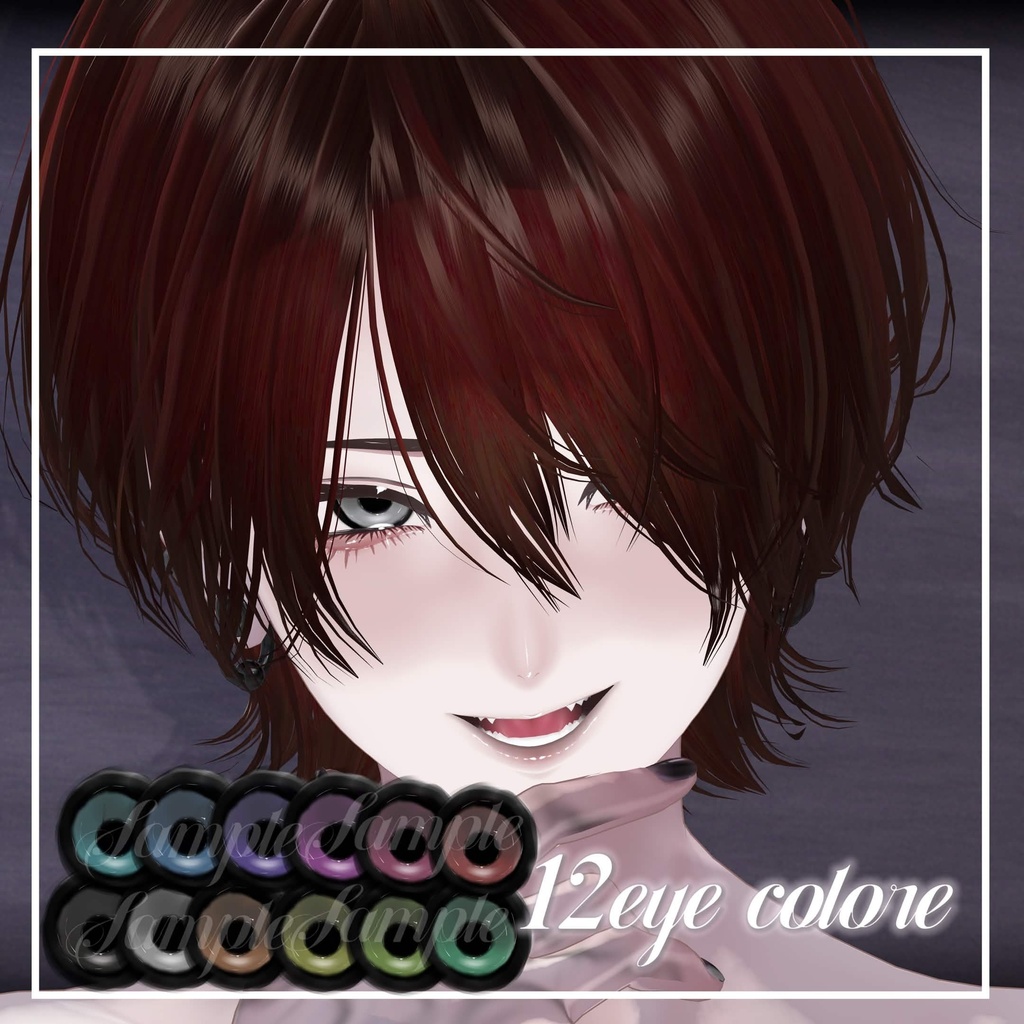 【泣夜/Nakiya】make&eye+tattoo texture No,2