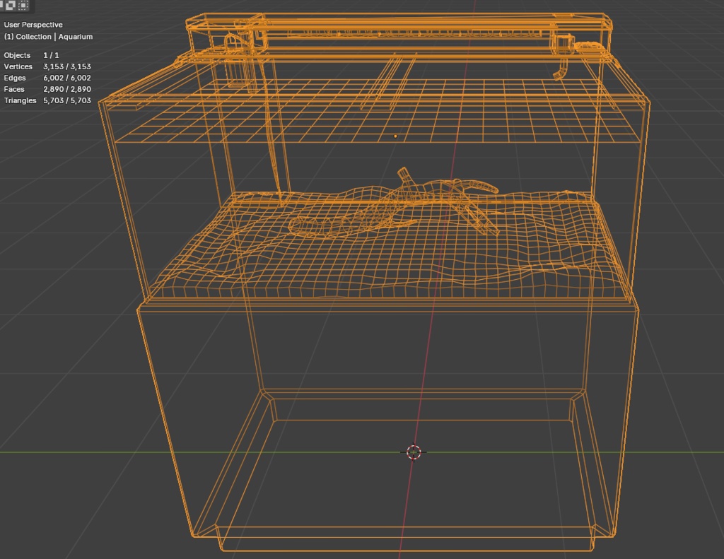 【こだわりのアロワナ水槽】Arowana Aquarium Set (Unity URP) – Animated Fish