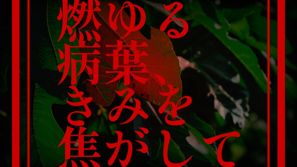 燃ゆる病葉、きみを焦がして