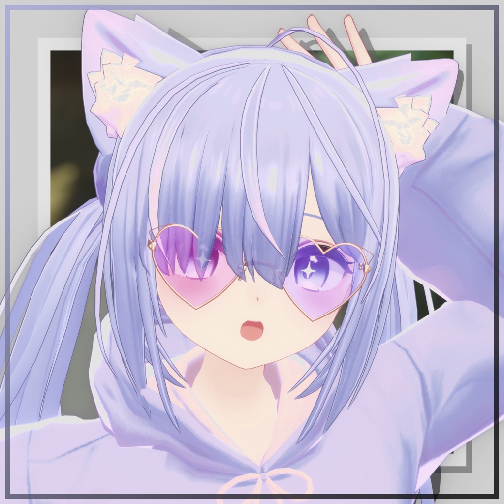 Vrchat Heart Sunglasses Borish Booth